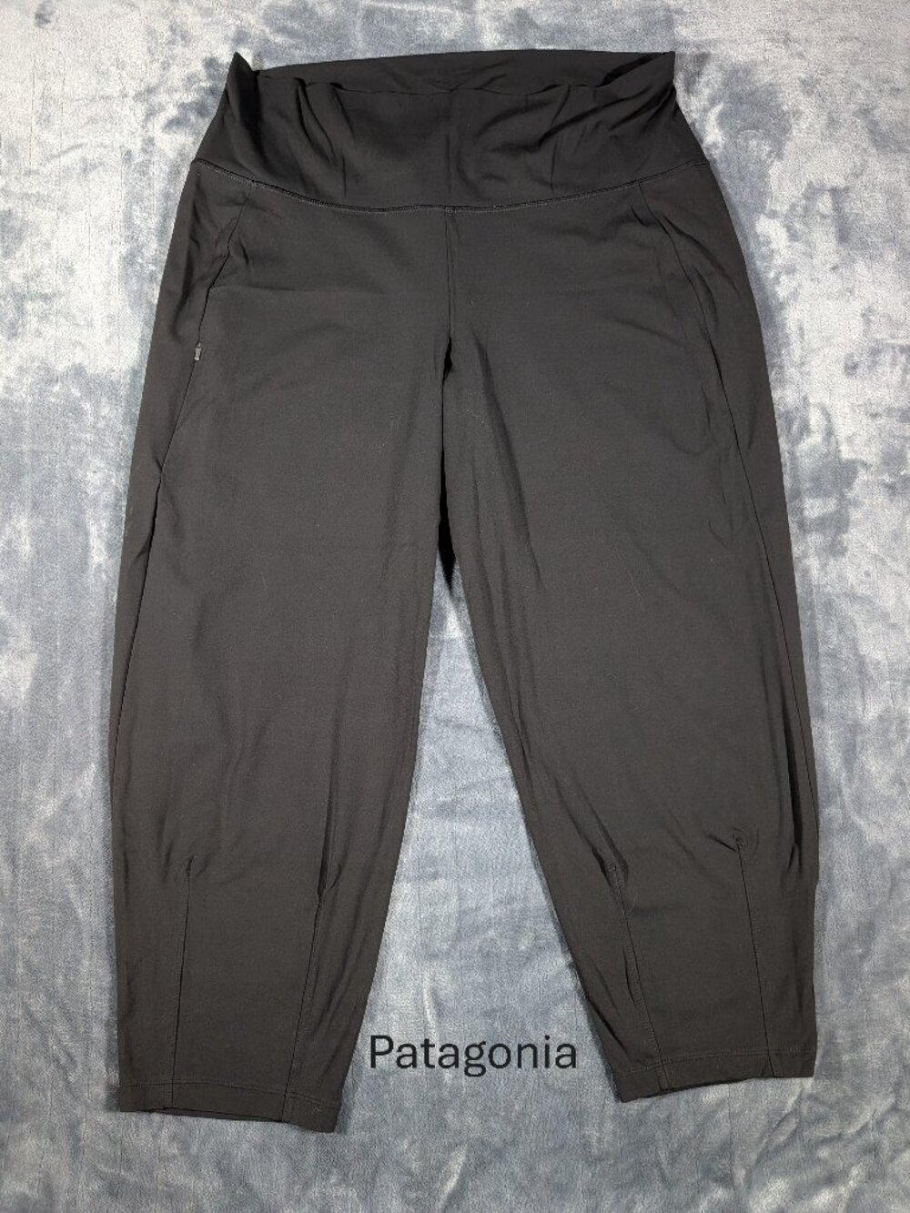 Patagonia Women's Maipo Rock Crops Pull On Jogger Soft Stretchy Black XL, 1300